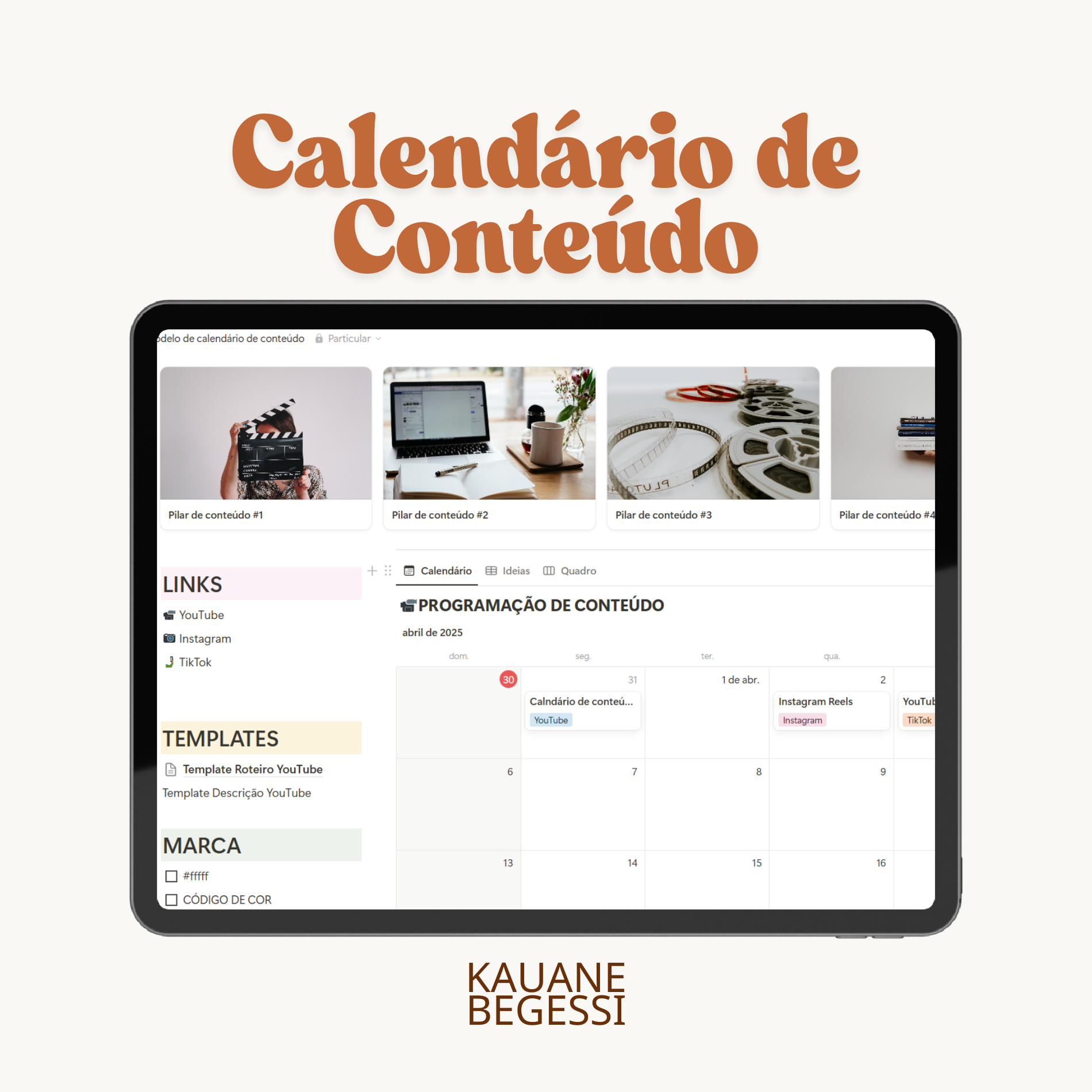 Como Criar um Calendário de Conteúdo Perfeito no Notion (+Template Gratuito!)